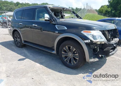 2018 Nissan Armada Platinum z USA, uszkodzony, nr VIN JN8AY2NE5J9731473